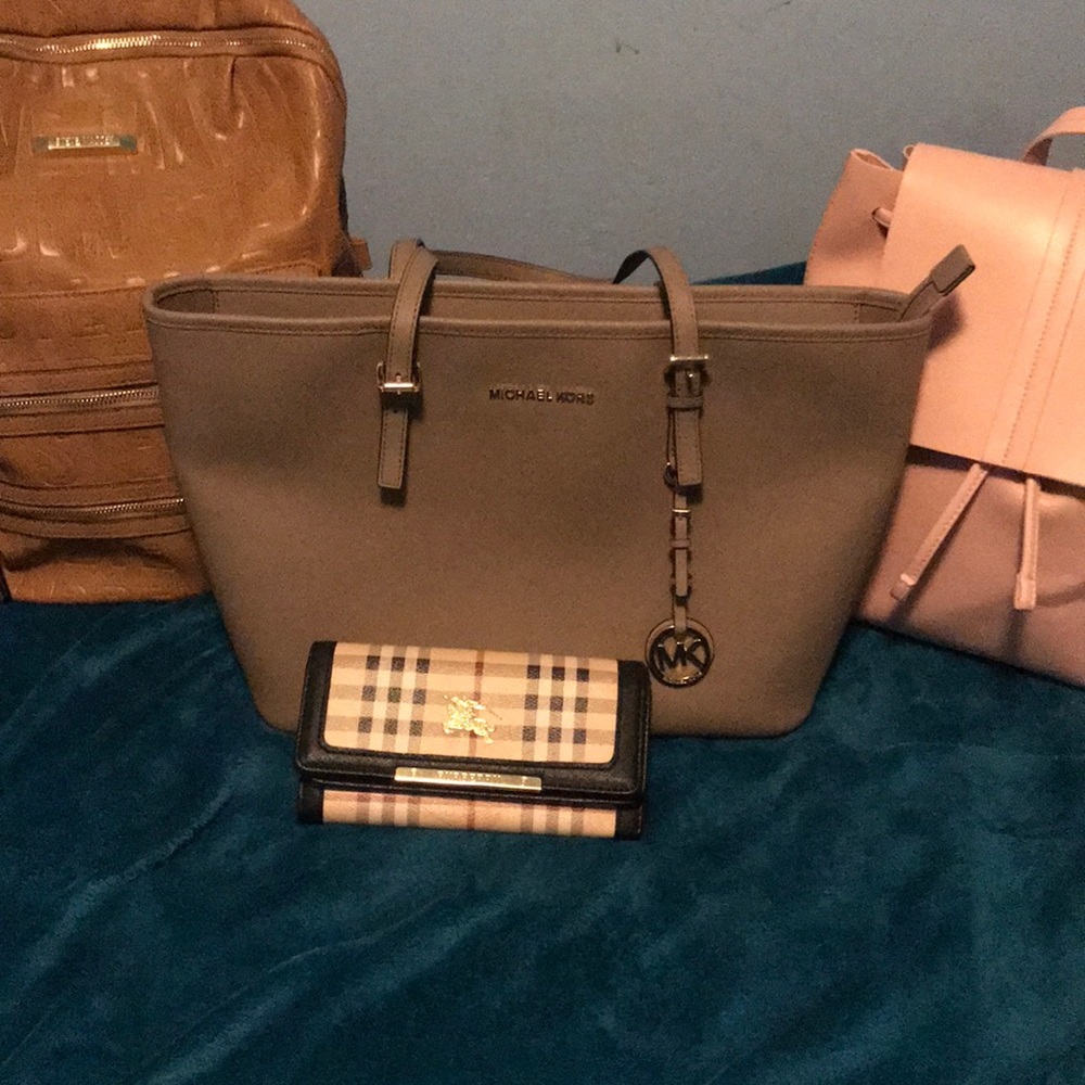 Michael Kors Handbag,Steve Madden,Zara pink bag